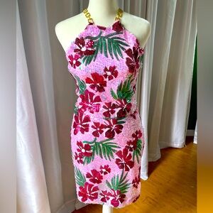 Sequin Blouse and Skirt